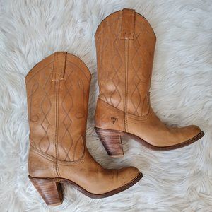 Vintage Frye Western Cowboy Boots Style 7972 USA M